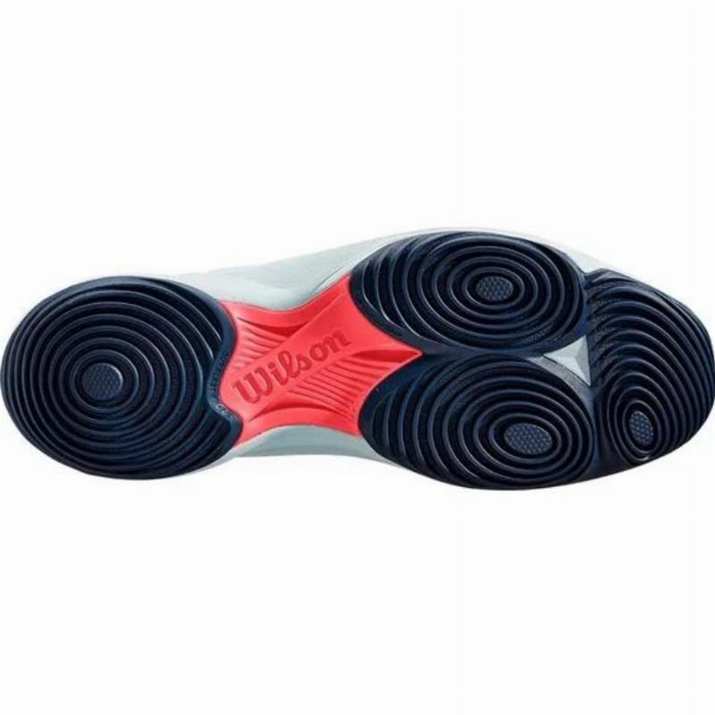 Zapatillas de Pádel de Pádel Wilson Hurakn Pro Blanco Azul Mujer