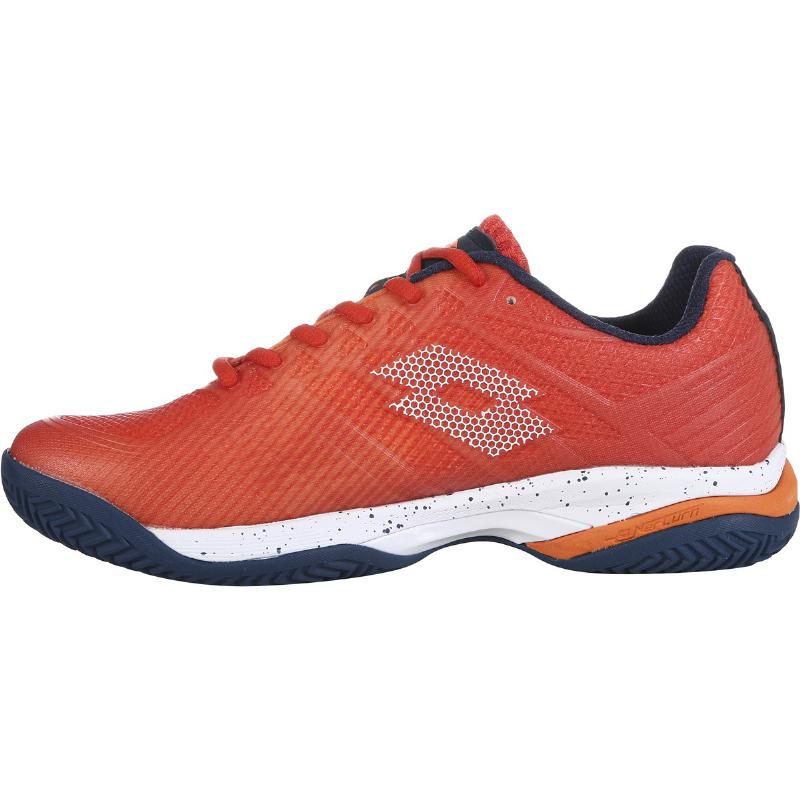 Zapatillas de Pádel de Pádel Lotto Mirage 300 III CLY Naranja Blanco