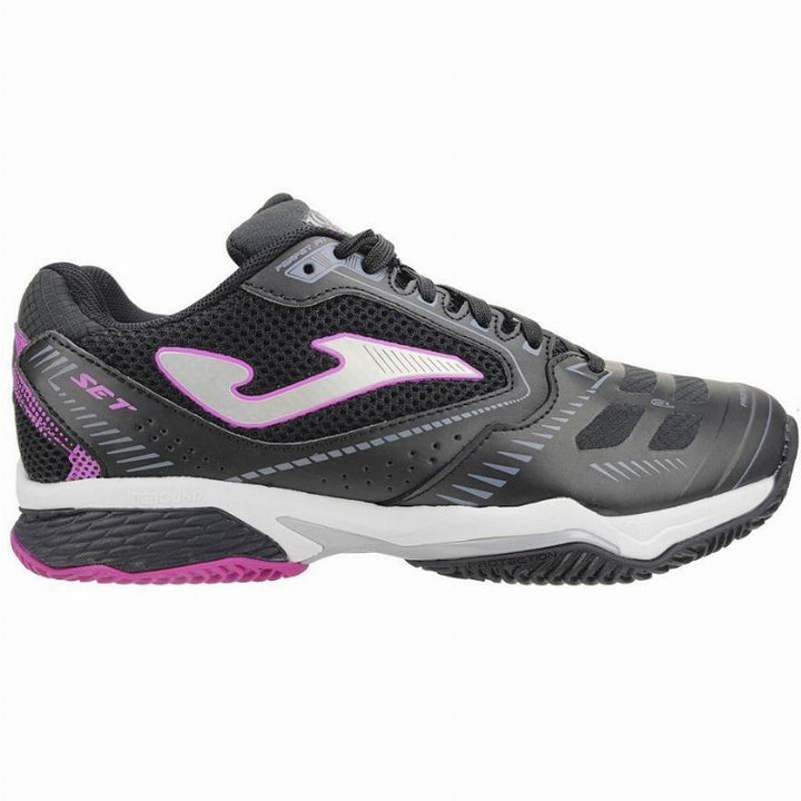 Zapatillas de Padel Joma Set 2201 Negro Fucsia Mujer