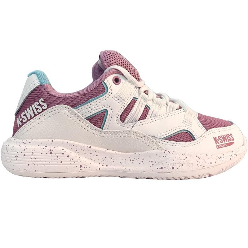 Zapatillas de Pádel de Pádel Kswiss Tura Team Padel Blanco Lila Mujer