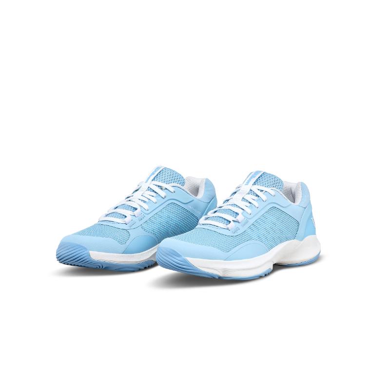 Zapatillas de Padel Wilson Hurakn Pro V2 Azul Claro Blanco Mujer