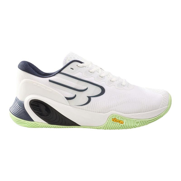 Zapatillas de Padel Bullpadel Hack Vibram 26V Blanco
