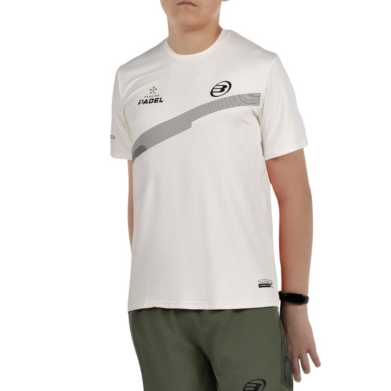 Camiseta Bullpadel Premier Padel Patos Crudo Junior