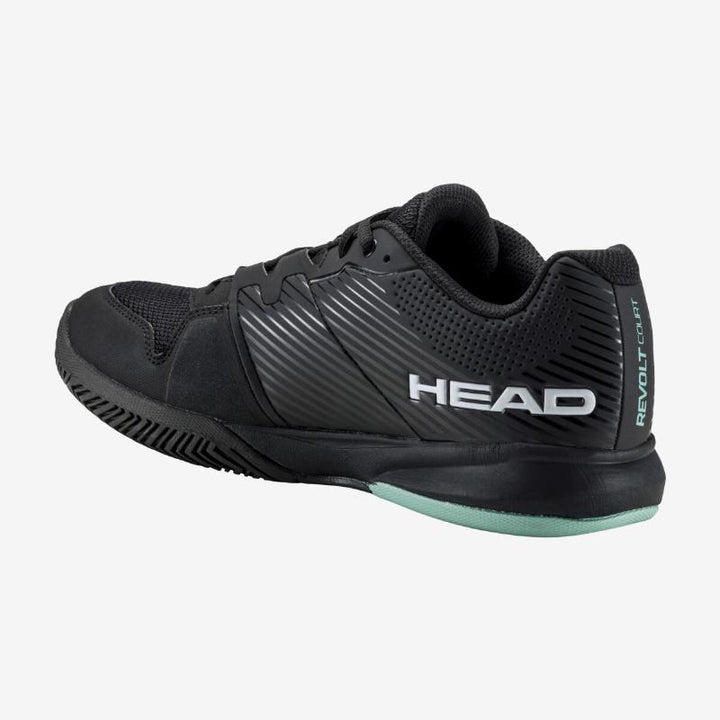 Zapatillas de Pádel de Pádel Head Revolt Court Negro Verde Azulado