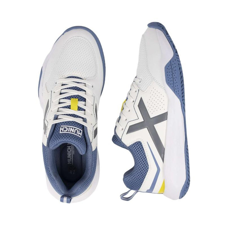 Zapatillas de Padel Munich Focus 04 Blanco Azul
