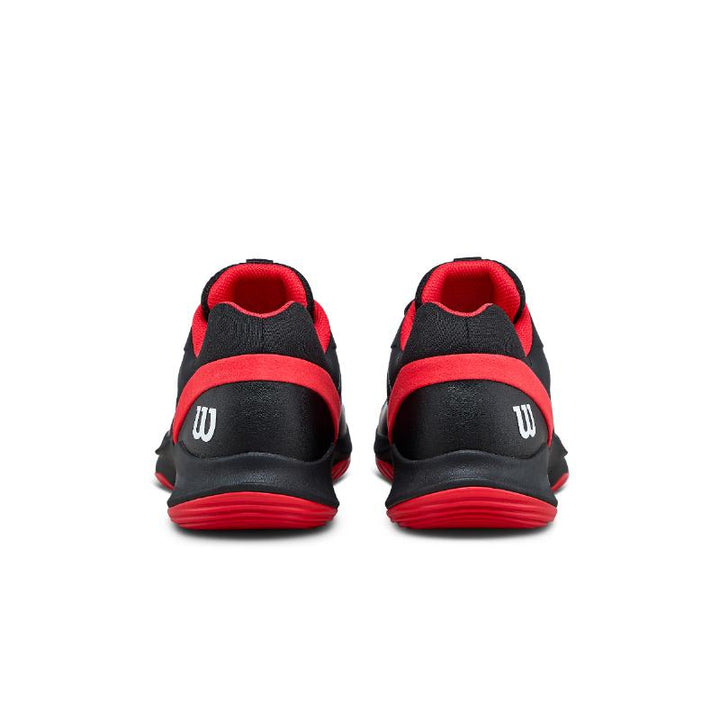 Zapatillas de Padel Wilson Hurakn Pro V2 Negro Rojo Blanco