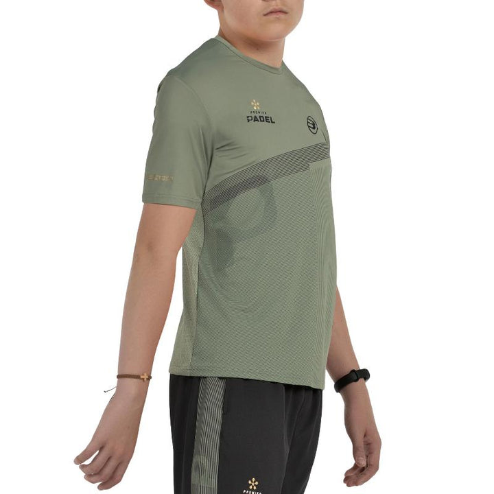 Camiseta Bullpadel Premier Padel Patos Kaki Junior
