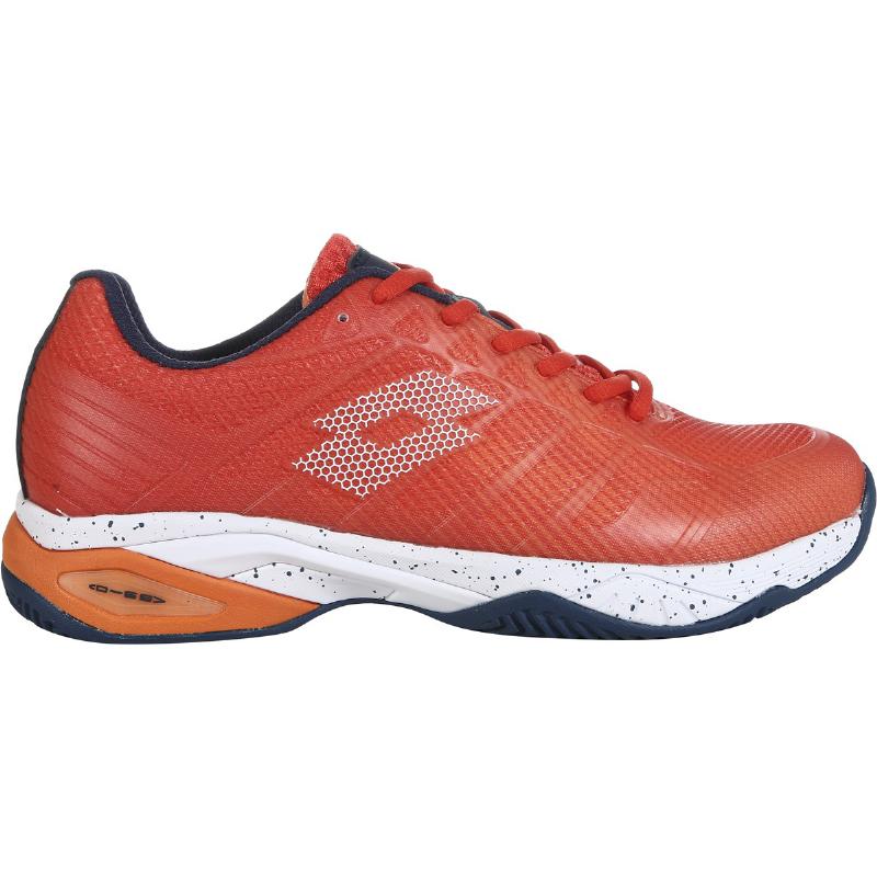 Zapatillas de Pádel de Pádel Lotto Mirage 300 III CLY Naranja Blanco