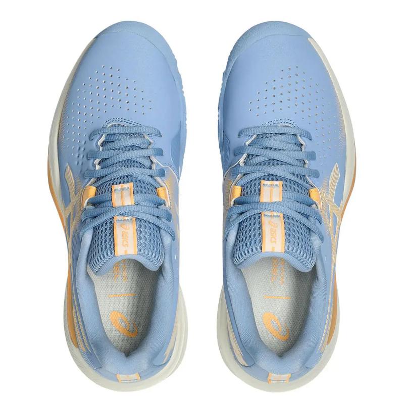 Zapatillas de Padel Asics Gel Challenger 15 Padel Azul Stone Naranja Mujer