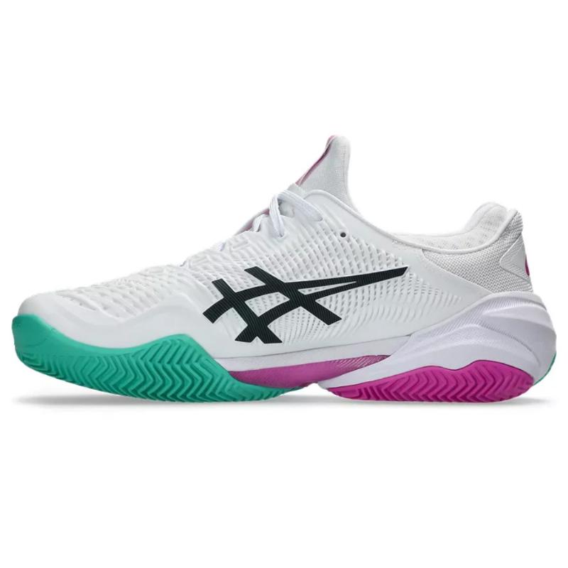 Zapatillas de Padel Asics Court FF 3 Clay Blanco Rosa Sakura