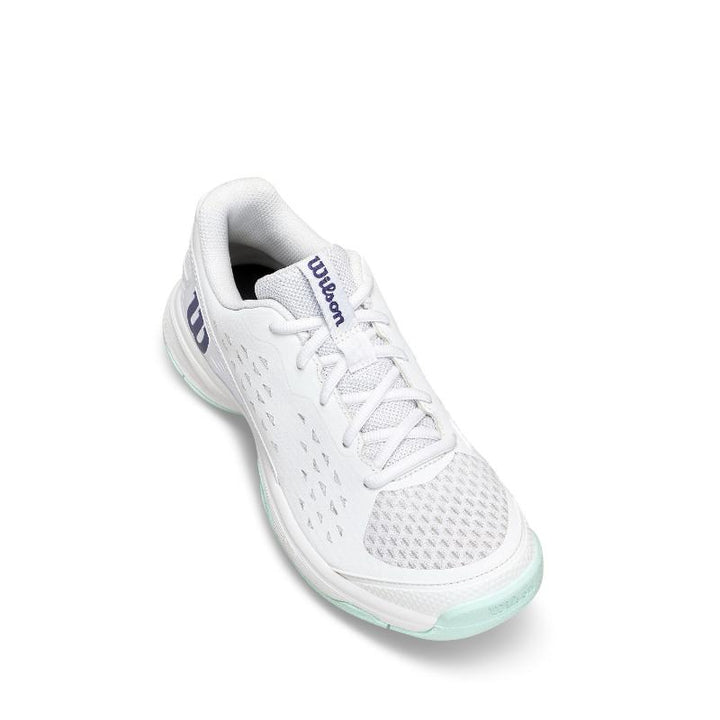 Zapatillas de Padel Wilson Rush Pro L Blanco Aguamarina Junior