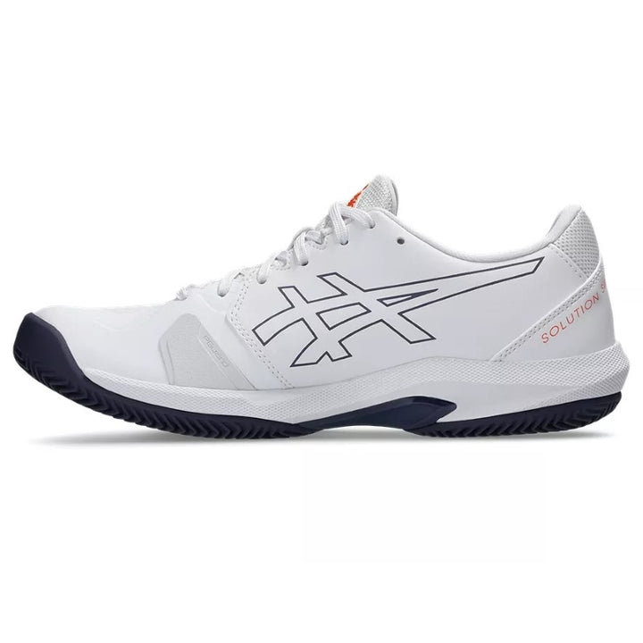 Zapatillas de Pádel de Pádel Asics Solution Swift FF 2 Clay Blanco Azul Naranja