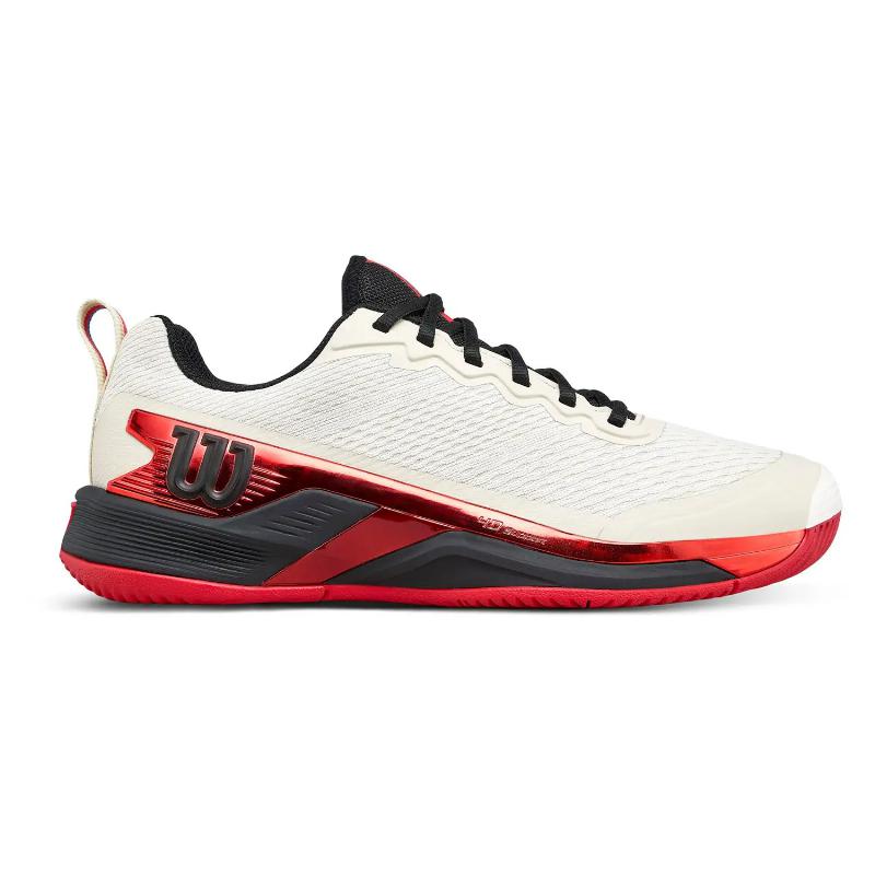 Zapatillas de Pádel de Pádel Wilson Rush Pro 4.5 Tofu Rojo