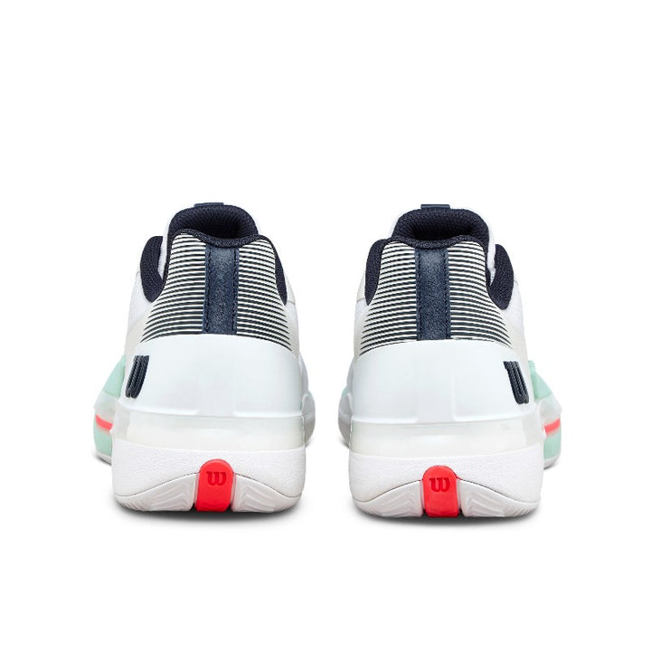 Zapatillas de Padel Wilson Rush Tour 5 Clay Blanco Aqua Coral