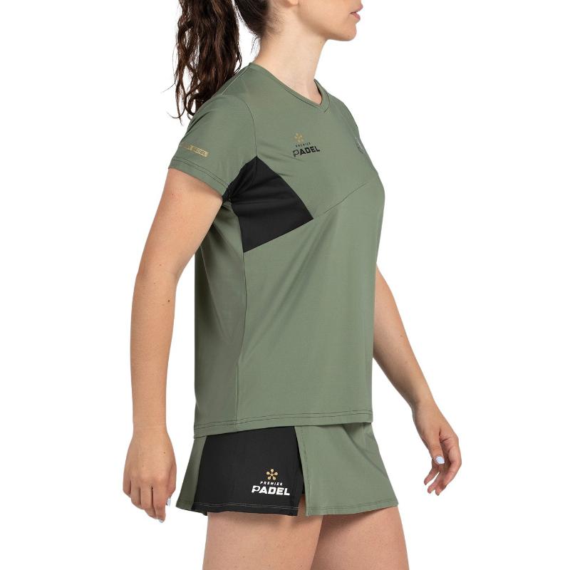 Camiseta Bullpadel Premier Padel Pampan Kaki