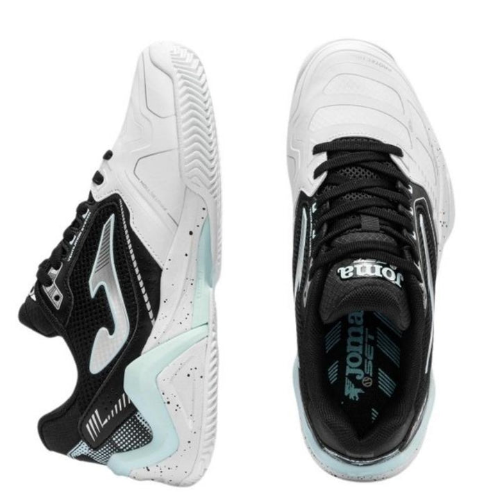 Zapatillas de Padel Joma Set 2621 Blanco Negro Mujer