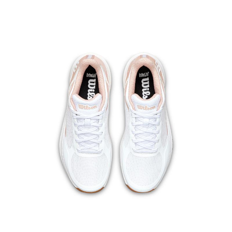 Zapatillas de Padel Wilson Hurakn Lite Blanco Rosa Mujer