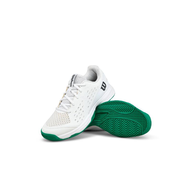 Zapatillas de Padel Wilson Rush Pro L Blanco Verde Junior
