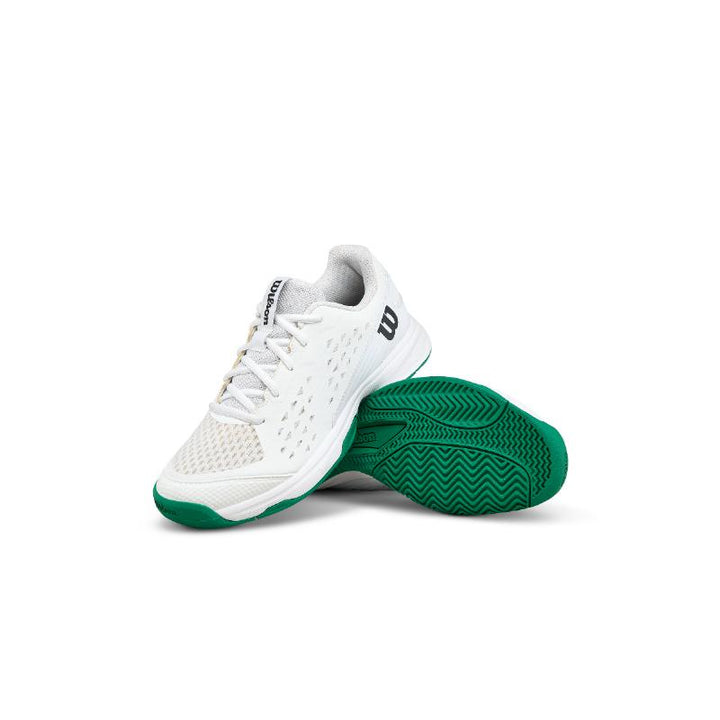 Zapatillas de Padel Wilson Rush Pro L Blanco Verde Junior