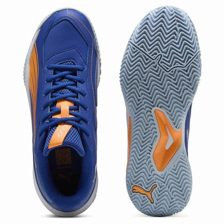 Zapatillas de Padel Puma Nova Smash Azul Naranja