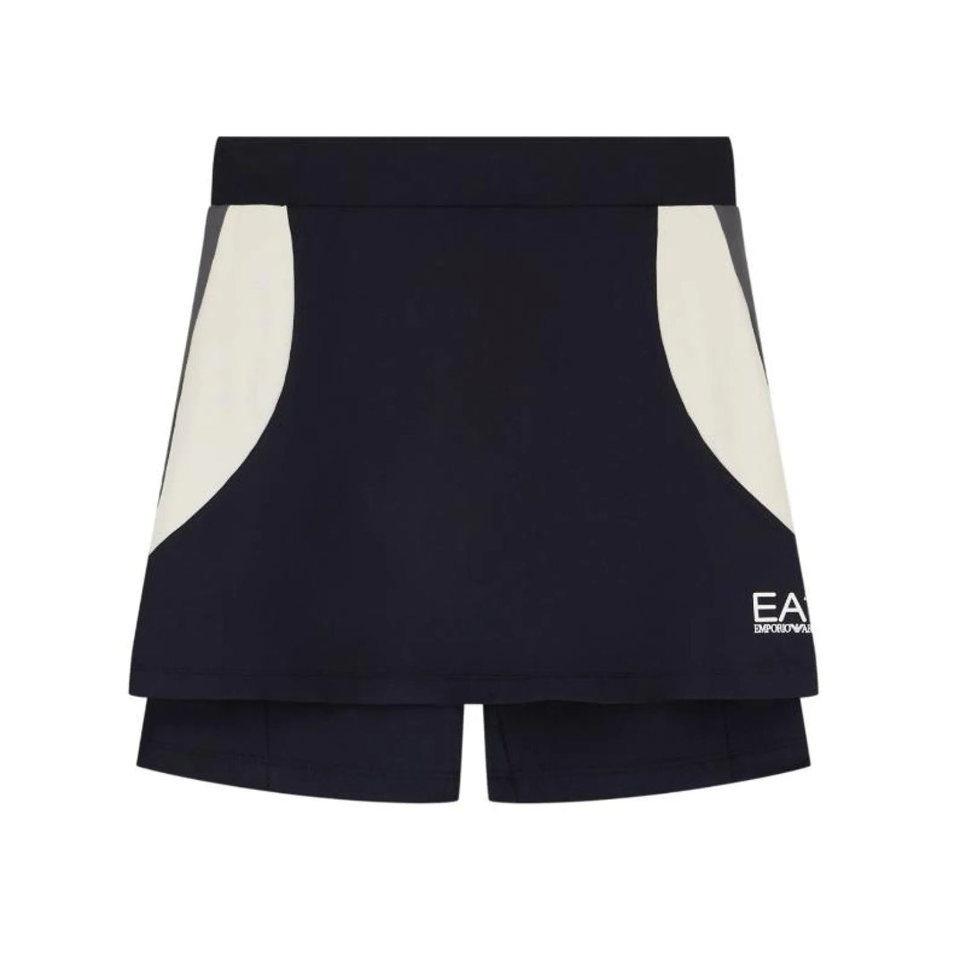 Falda Armani EA7 Ventus 7 Tennis Pro Negro
