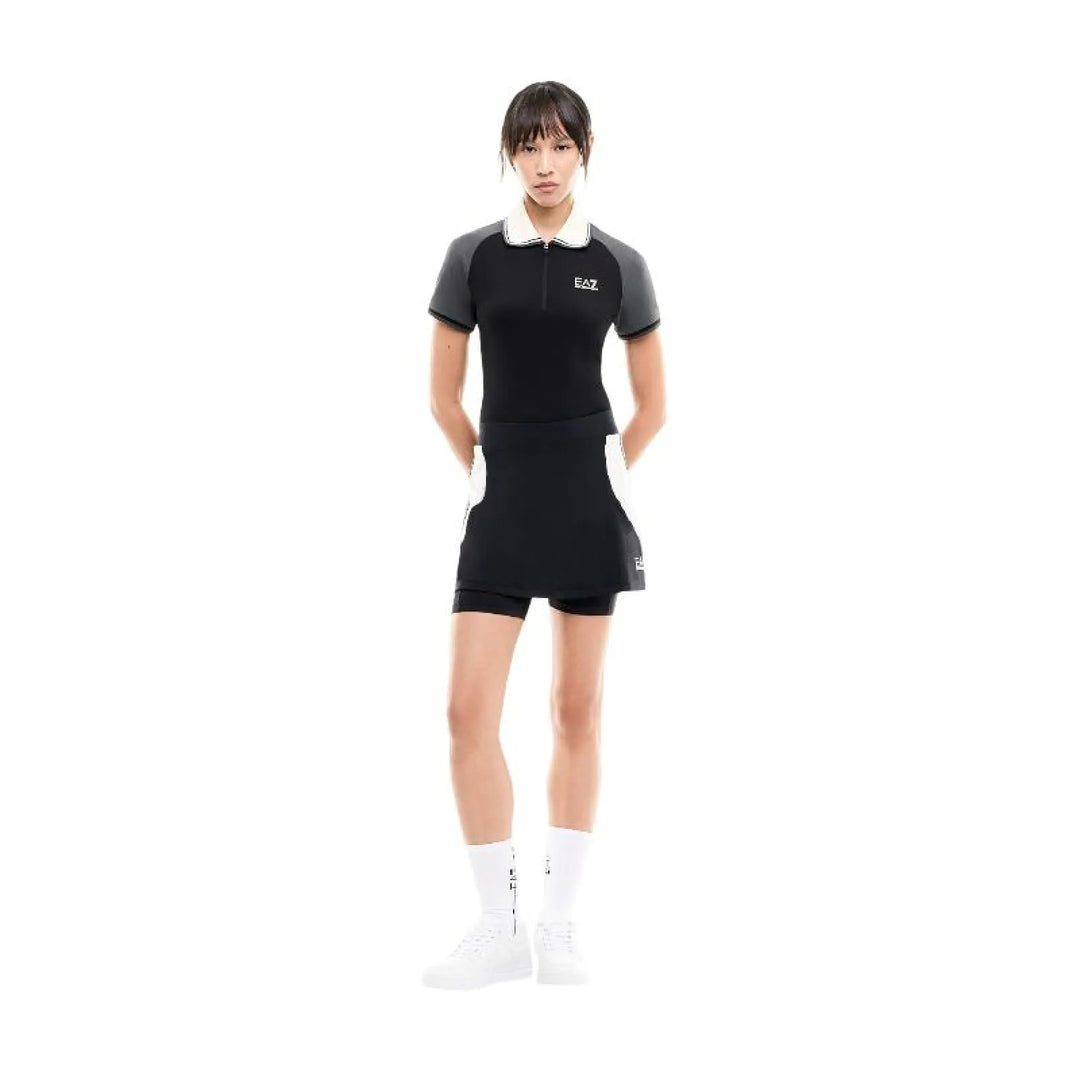 Falda Armani EA7 Ventus 7 Tennis Pro Negro