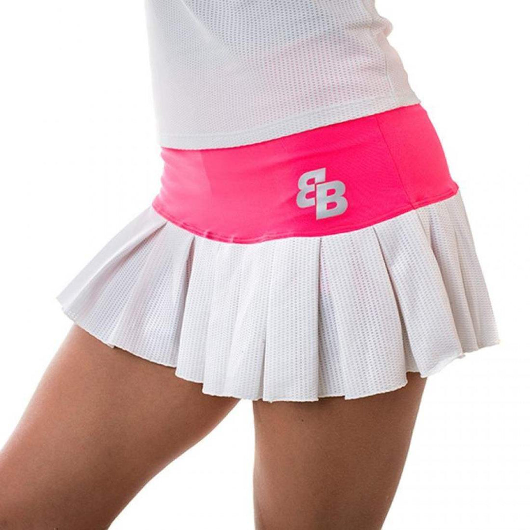 Falda BB Nerea Blanco Rosa Fluor | Bb