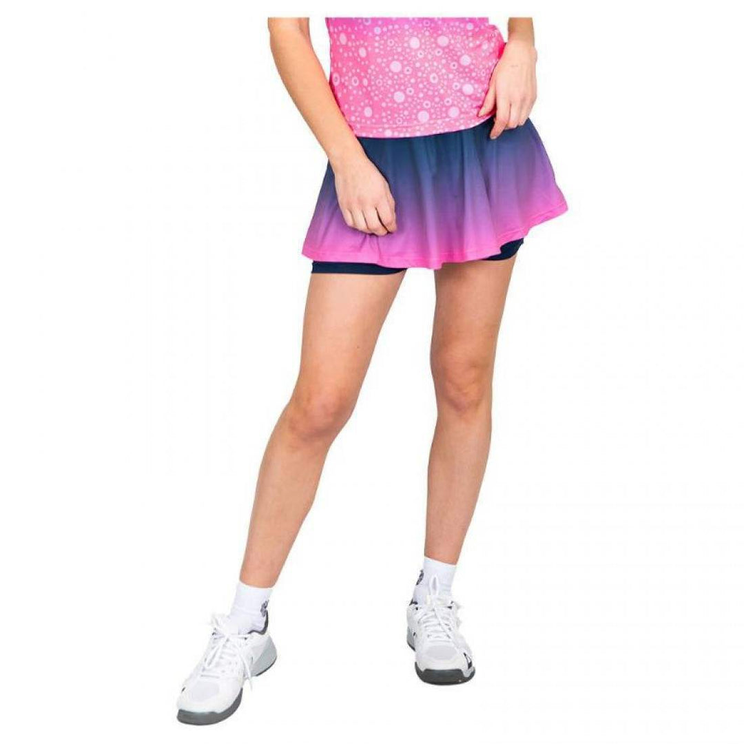 Falda Bidi Badu Colortwist Printed Rosa Azul Oscuro | BIDI BADU