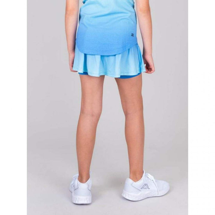 Falda Bidi Badu Colortwist Printed Wavy Aqua Blue Junior