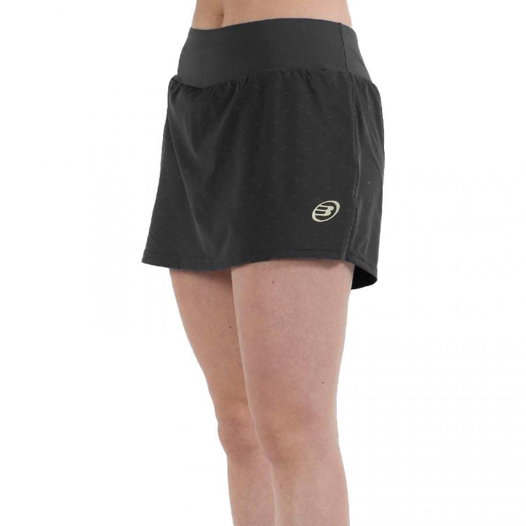 Falda Bullpadel Podia Negro Mujer | Bullpadel