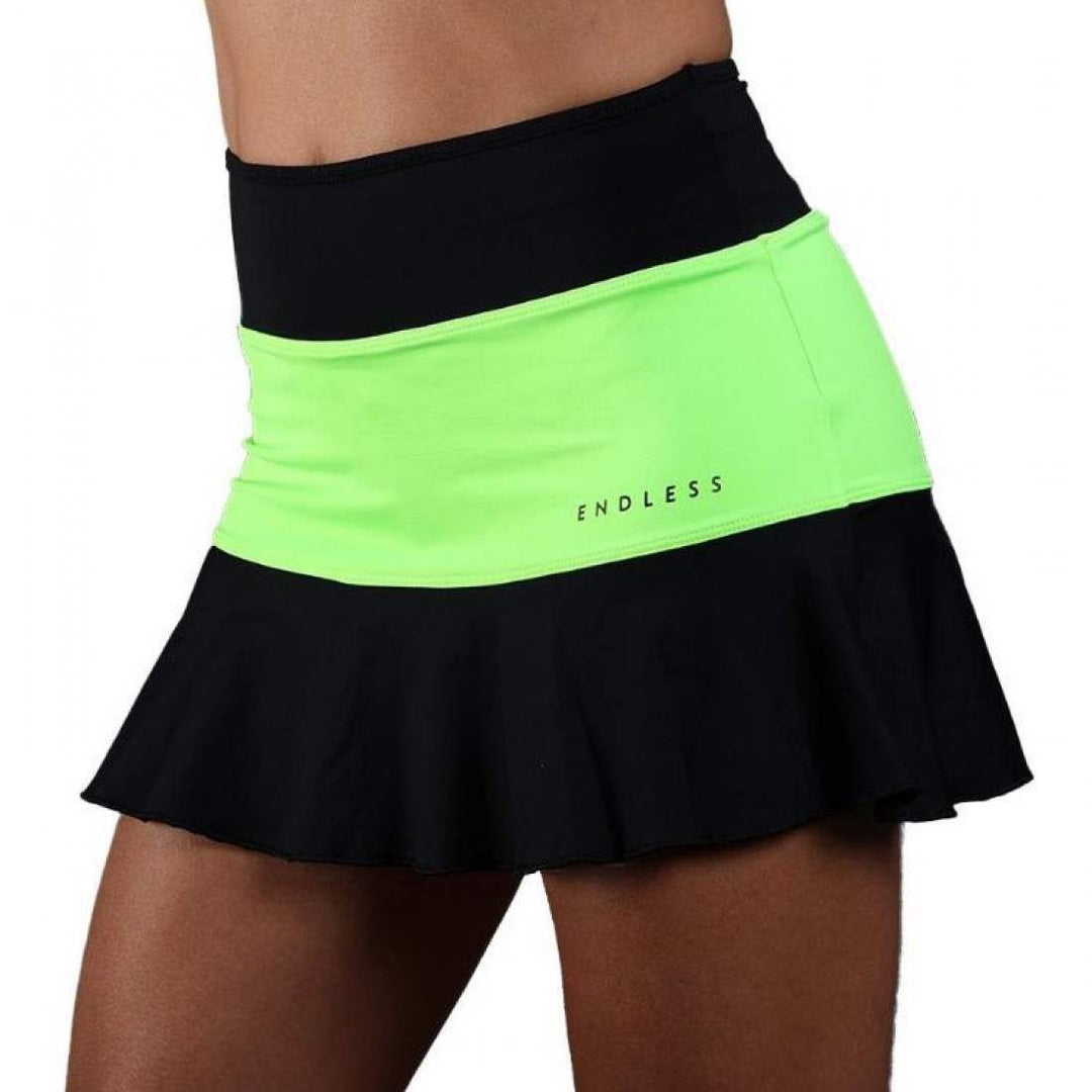 Falda Endless Lace Negro Verde | Endless