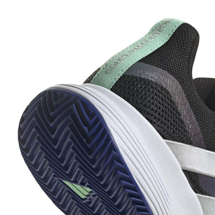 Zapatillas de Pádel de Pádel Adidas CourtJam Control Negro Nucleo Plata Mujer