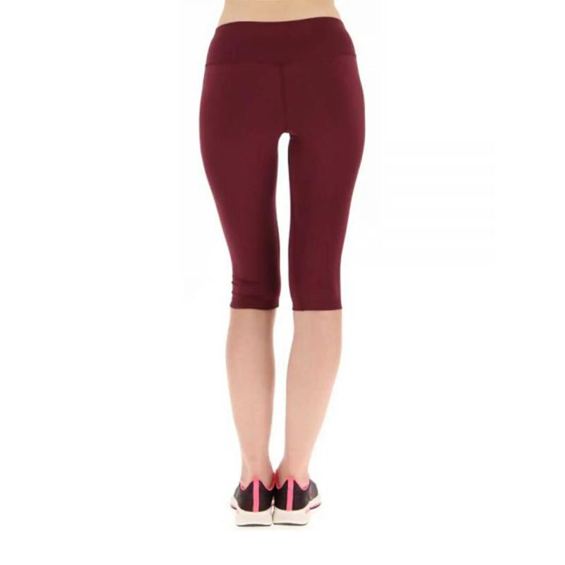 Mallas Lotto Run Fit Mid 3 Morado Mujer