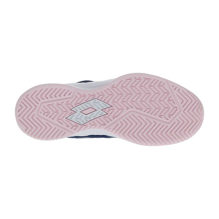 Zapatillas de Pádel de Pádel Lotto Mirage 500 II Azul Denim Rosa Gris Metal Mujer