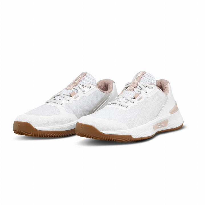 Zapatillas de Padel Wilson Intrigue Pro Clay Blanco Rosa Mujer