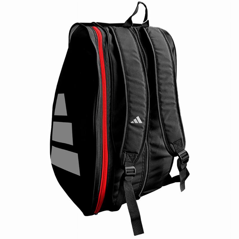 Paletero Adidas Control Negro Plata Rojo