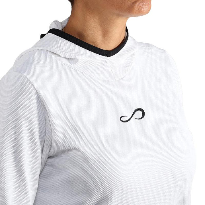 Sudadera Endless Breath Line Blanco Negro