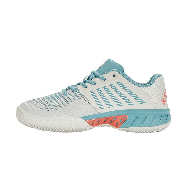 Zapatillas de Pádel de Pádel Kswiss Express Light 3 HB Blanco Turquesa Mujer