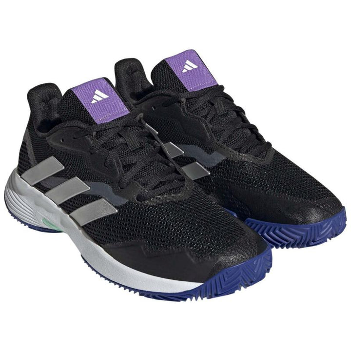 Zapatillas de Pádel de Pádel Adidas CourtJam Control Negro Nucleo Plata Mujer