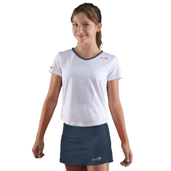 Camiseta Endless Glory Blanco Azul Indigo Junior