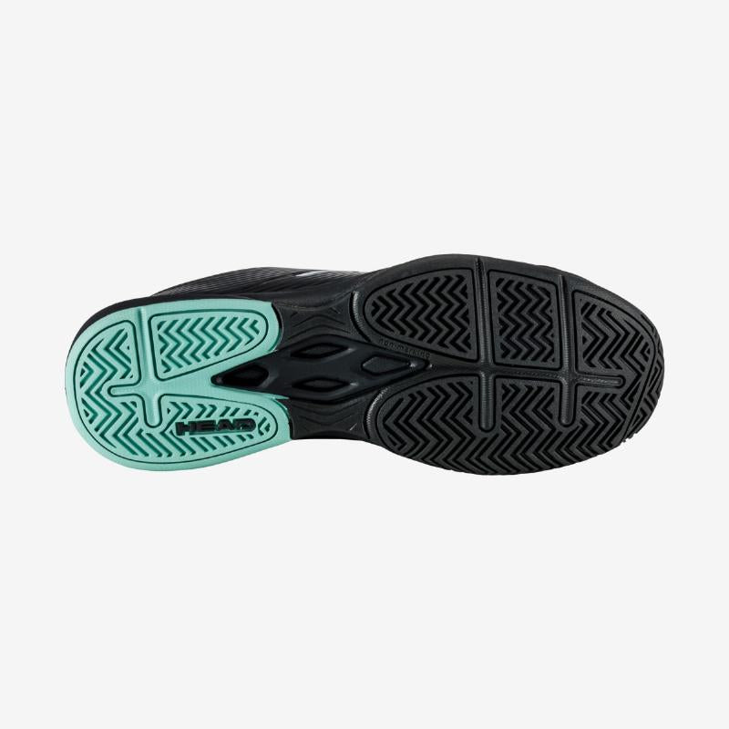 Zapatillas de Pádel de Pádel Head Revolt Court Negro Verde Azulado