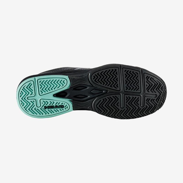 Zapatillas de Pádel de Pádel Head Revolt Court Negro Verde Azulado