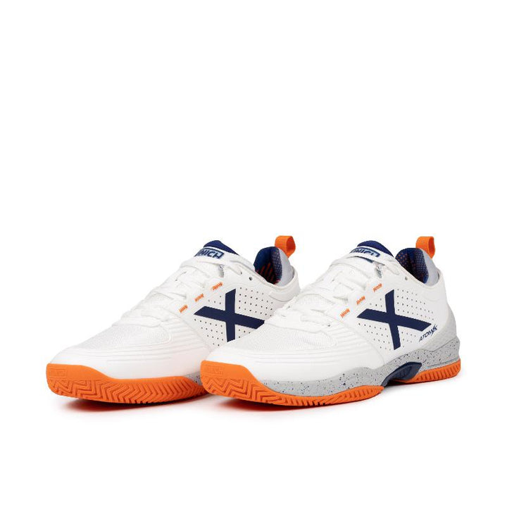Zapatillas de Padel Munich Atomik 49 Blanco Naranja