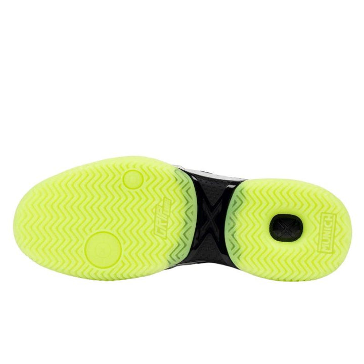 Zapatillas de Padel Munich Atomik 50 Gris Amarillo Fluor