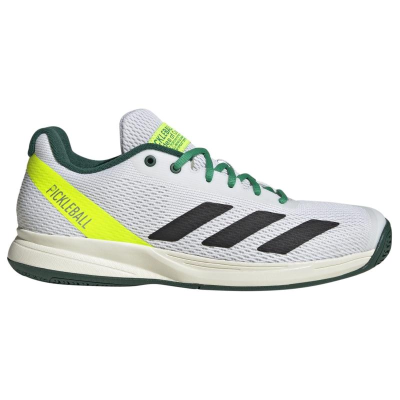 Zapatillas de Padel Adidas Pickleball Courtflash Blanco Negro Verde