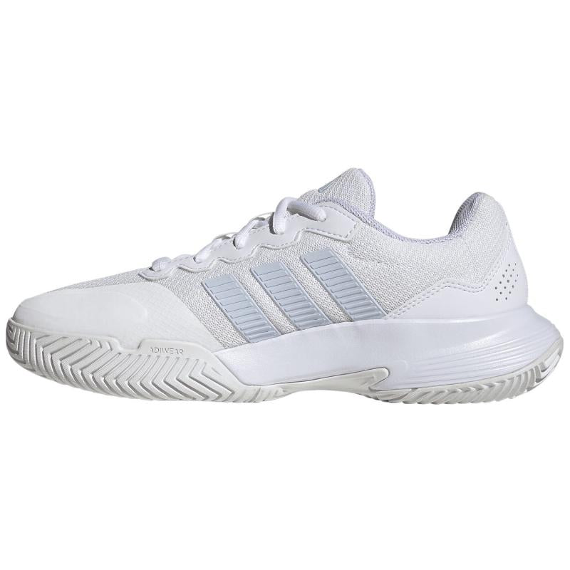 Zapatillas de Padel Adidas GameCourt 2 Blanco Azul Celeste Mujer