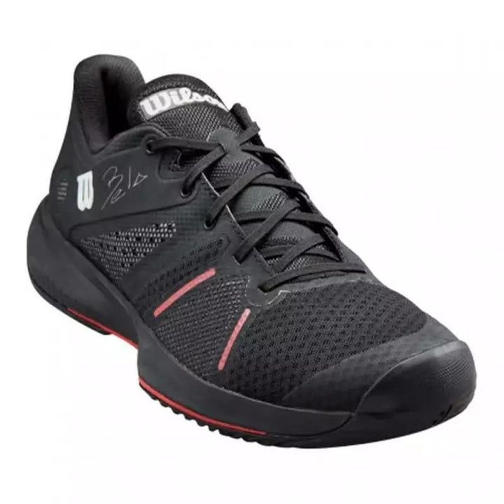 Zapatillas de Pádel de Pádel Wilson  Bela Pro Negro Rojo Amapola