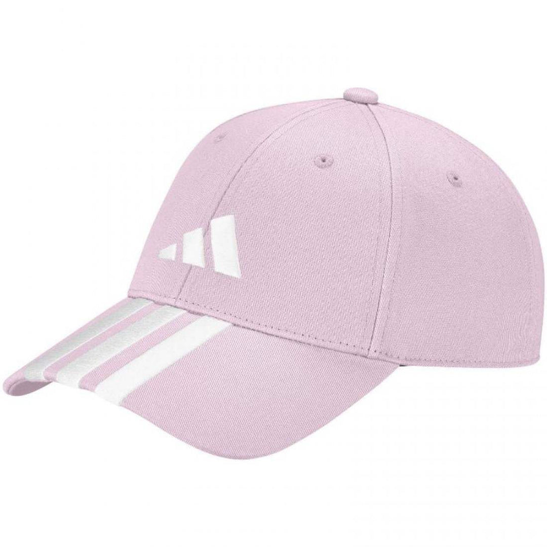 Gorra Adidas Baseball 3 Stripes Rosa Claro
