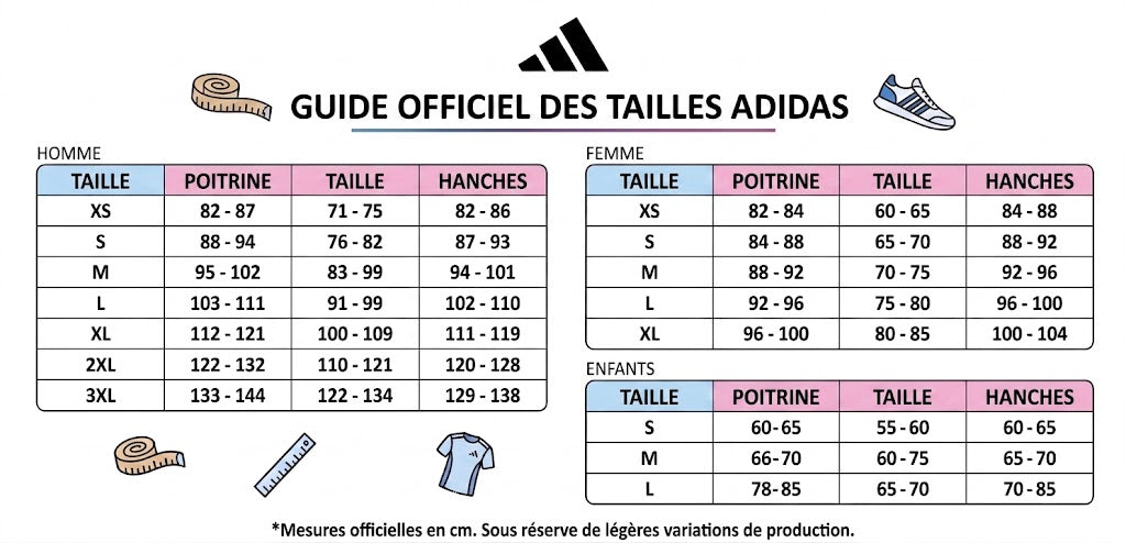 Guide des tailles