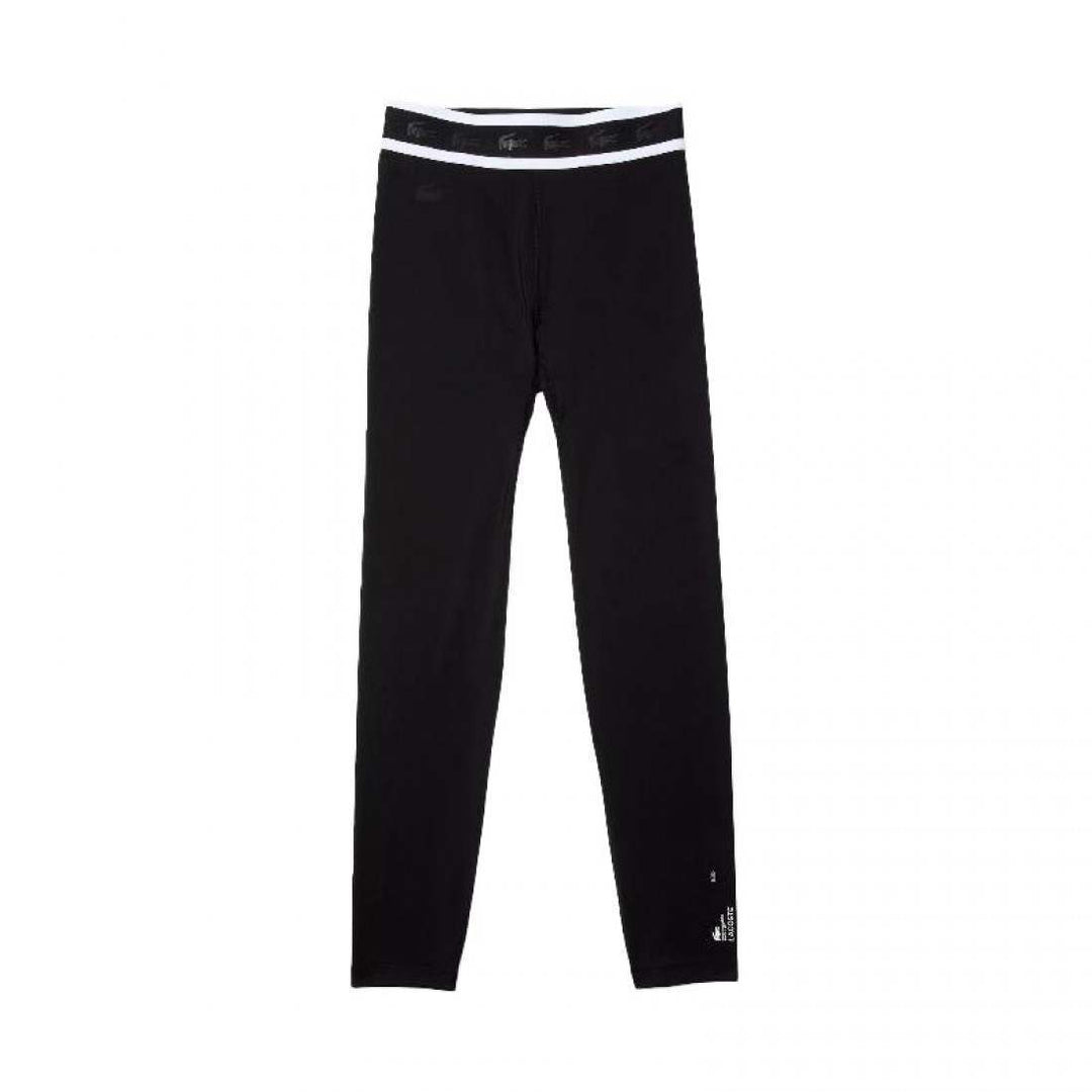 Mallas Lacoste Sport Cintura Estampada 7/8 Negro | LACOSTE